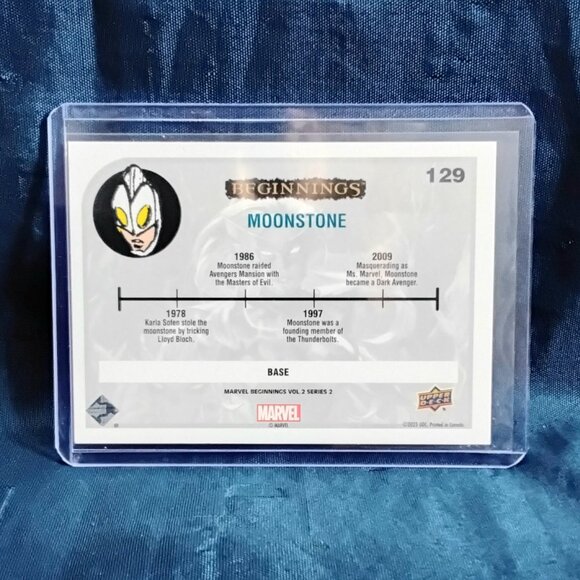 5/$20 Mint 2023 UD Moonstone Marvel Beginnings Vol. 2 Series 2 Card 129!! - Picture 2 of 2